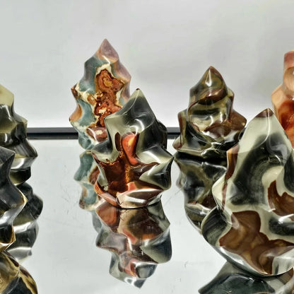 Polychrome Jasper Flame | Balance & Vitality | 550–700g - Crystal Nest