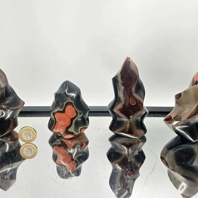 Polychrome Jasper Flame | Balance & Vitality | 250–390g - Crystal Nest