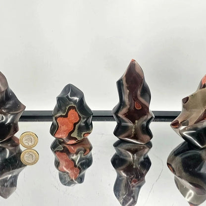 Polychrome Jasper Flame | Balance & Vitality | 250–390g - Crystal Nest