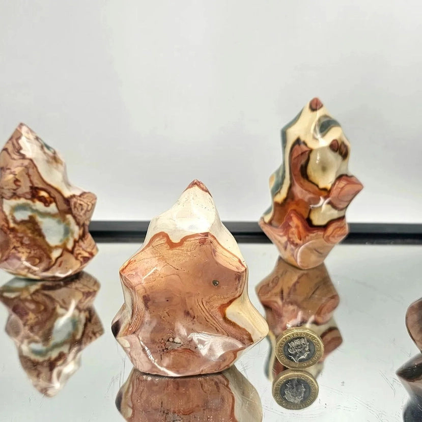 Polychrome Jasper Flame | Balance & Vitality | 250–390g - Crystal Nest