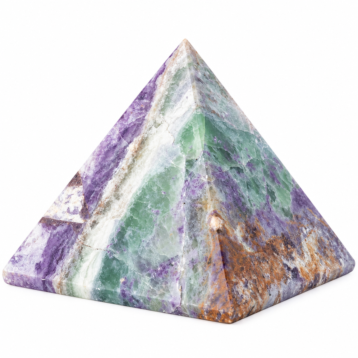 Fluorite Crystal Pyramid | 200–300g - Crystal Nest