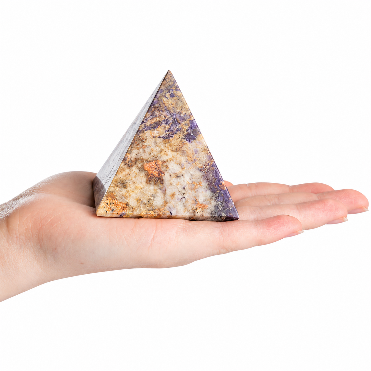 Fluorite Crystal Pyramid | 200–300g - Crystal Nest
