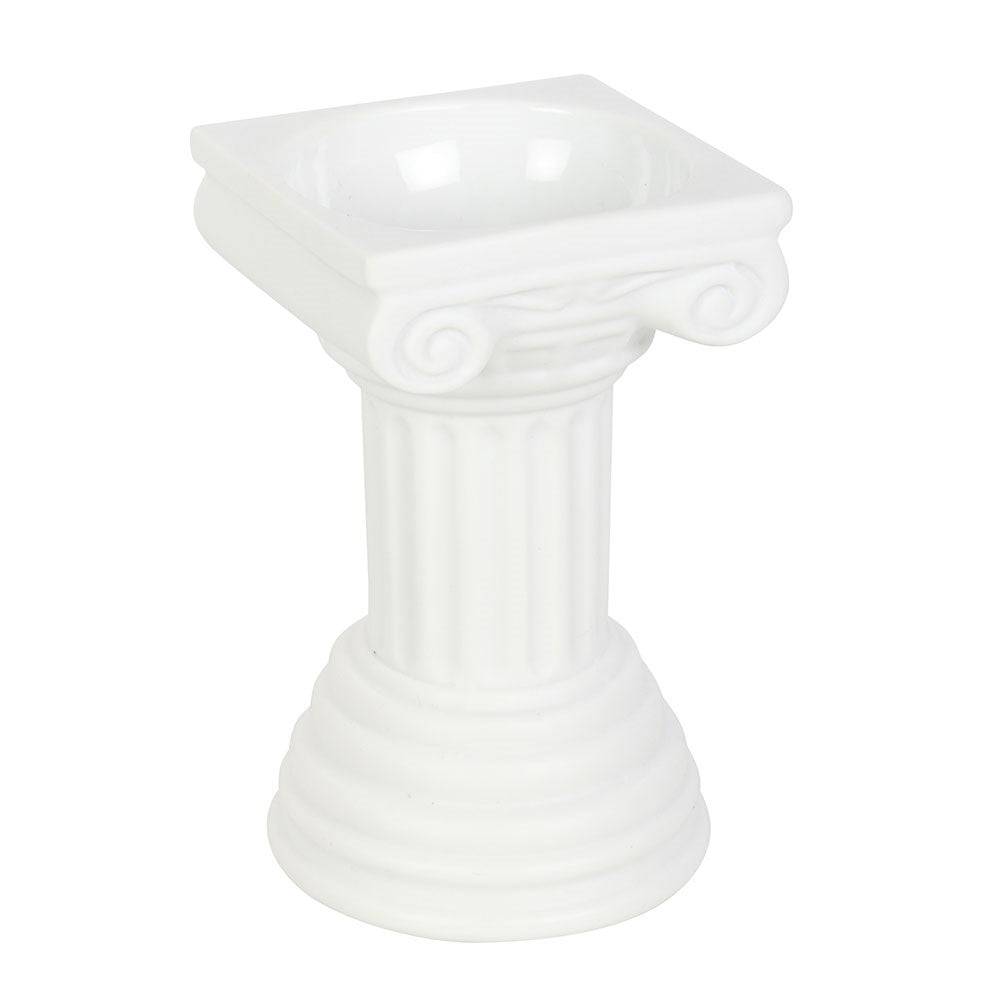 Greek Column Oil Burner & Wax Warmer - Crystal Nest
