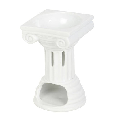 Greek Column Oil Burner & Wax Warmer - Crystal Nest