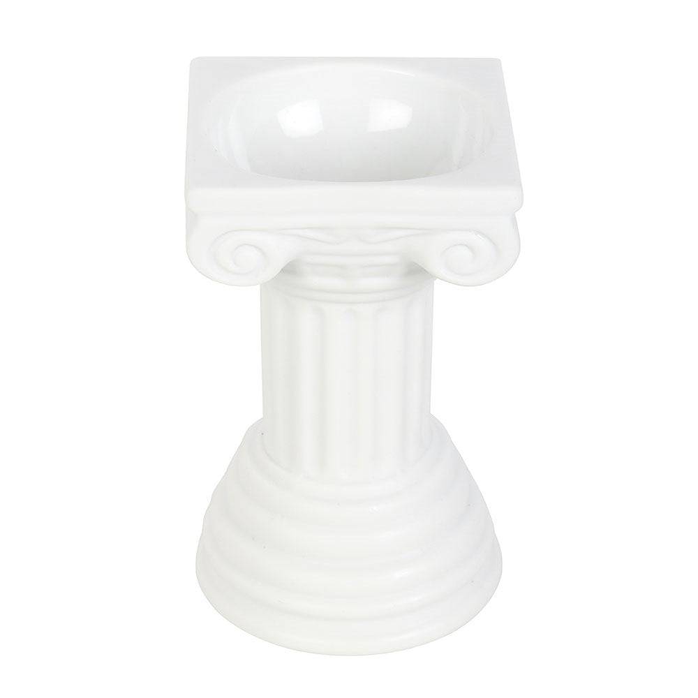 Greek Column Oil Burner & Wax Warmer - Crystal Nest