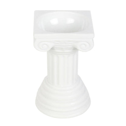 Greek Column Oil Burner & Wax Warmer - Crystal Nest