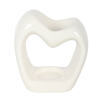 Sculptural Heart Ceramic Oil Burner