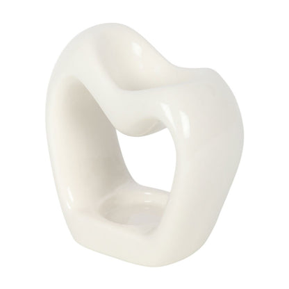 Sculptural Heart Ceramic Oil Burner