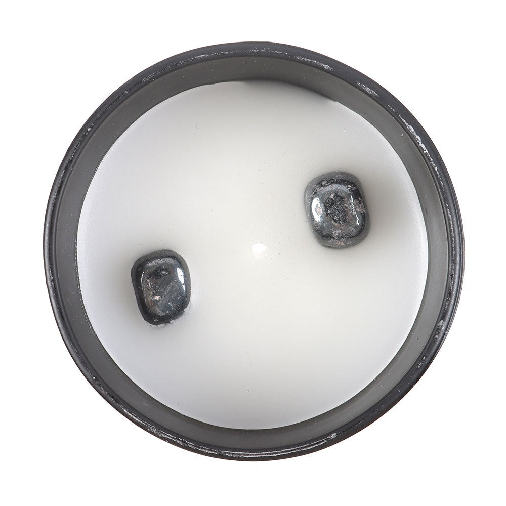 Healing Hematite Detox Candle | Grounding Energy Cleanse - Crystal Nest