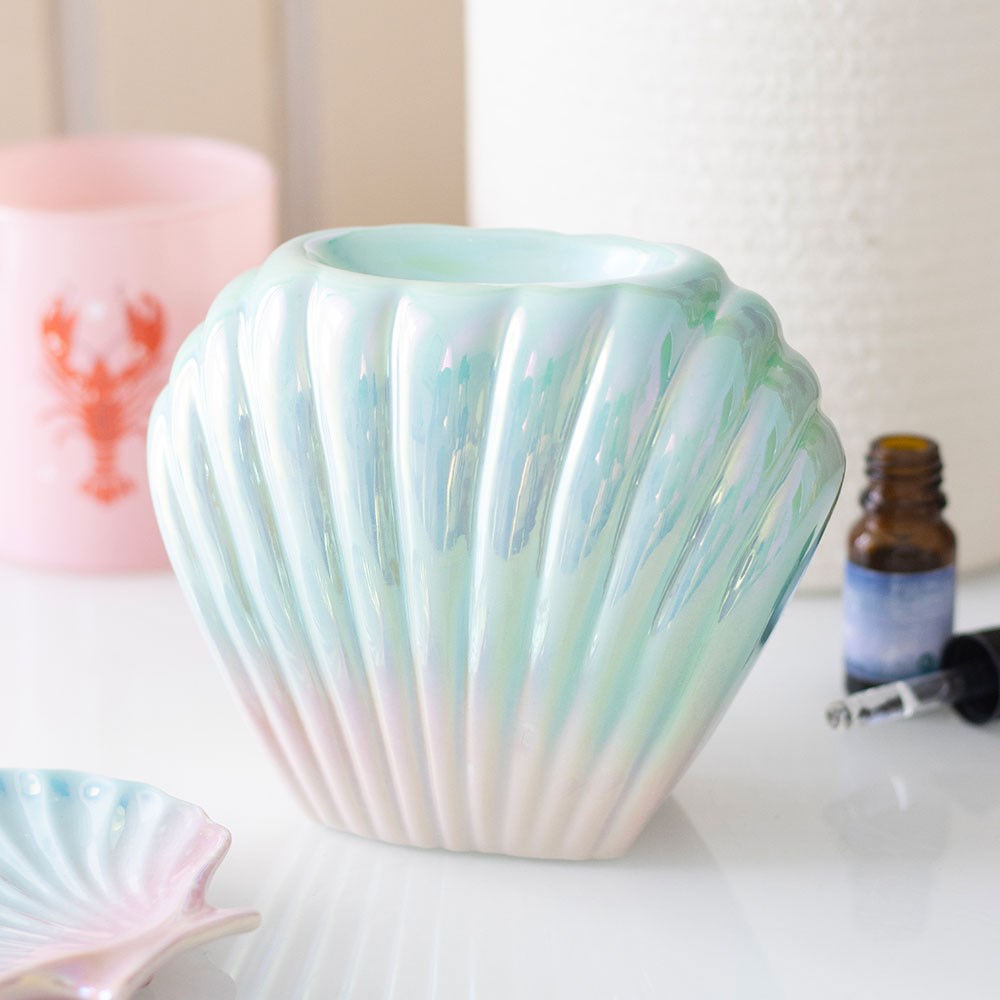 Iridescent Shell Oil & Wax Burner