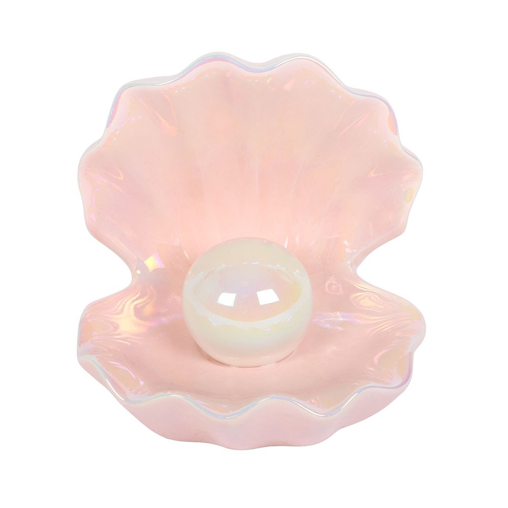 Iridescent Clam Shell Trinket Dish | Jewellery & Keepsake Holder - Crystal Nest