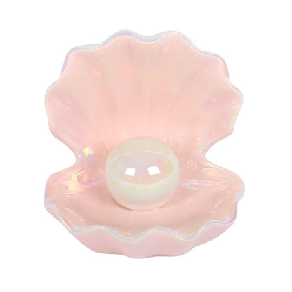 Iridescent Clam Shell Trinket Dish | Jewellery & Keepsake Holder - Crystal Nest