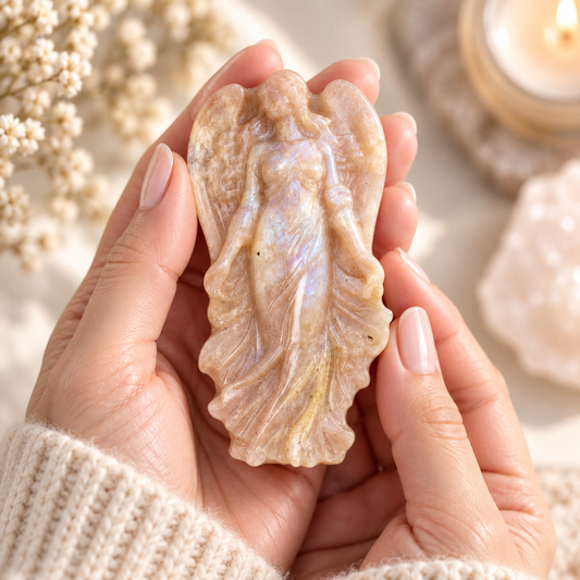 Moonstone Crystal Angel