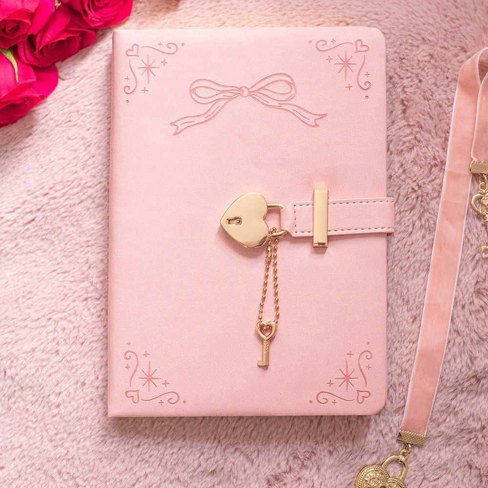 Pink Lock & Key Diary | A5 Journal & Weekly Planner