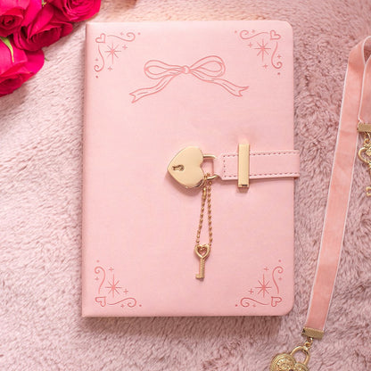 Pink Lock & Key Diary | A5 Journal & Weekly Planner