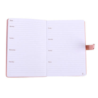 Pink Lock & Key Diary | A5 Journal & Weekly Planner