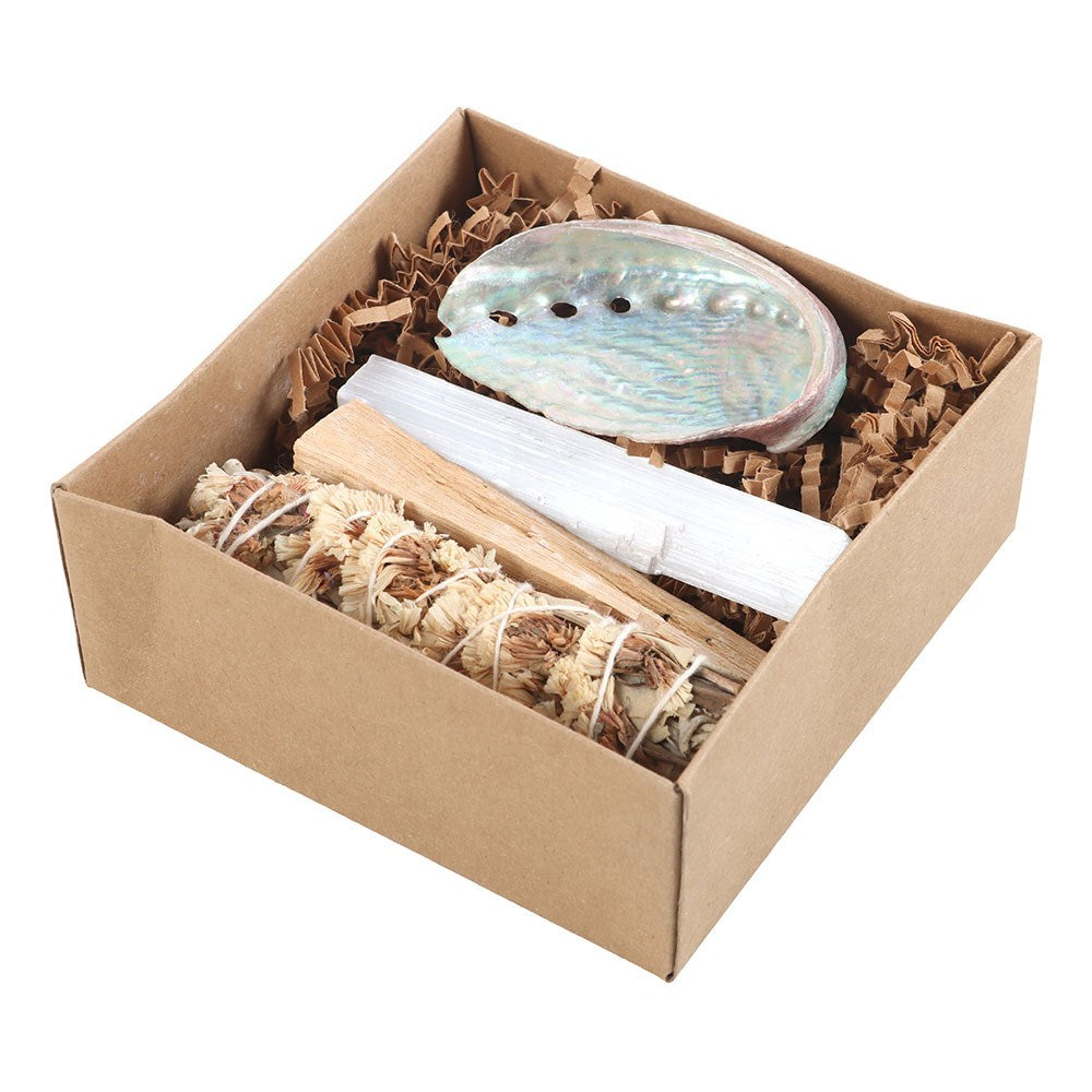 Serenity Sage Smudge Kit | Space Cleansing & Relaxation Ritual Set - Crystal Nest