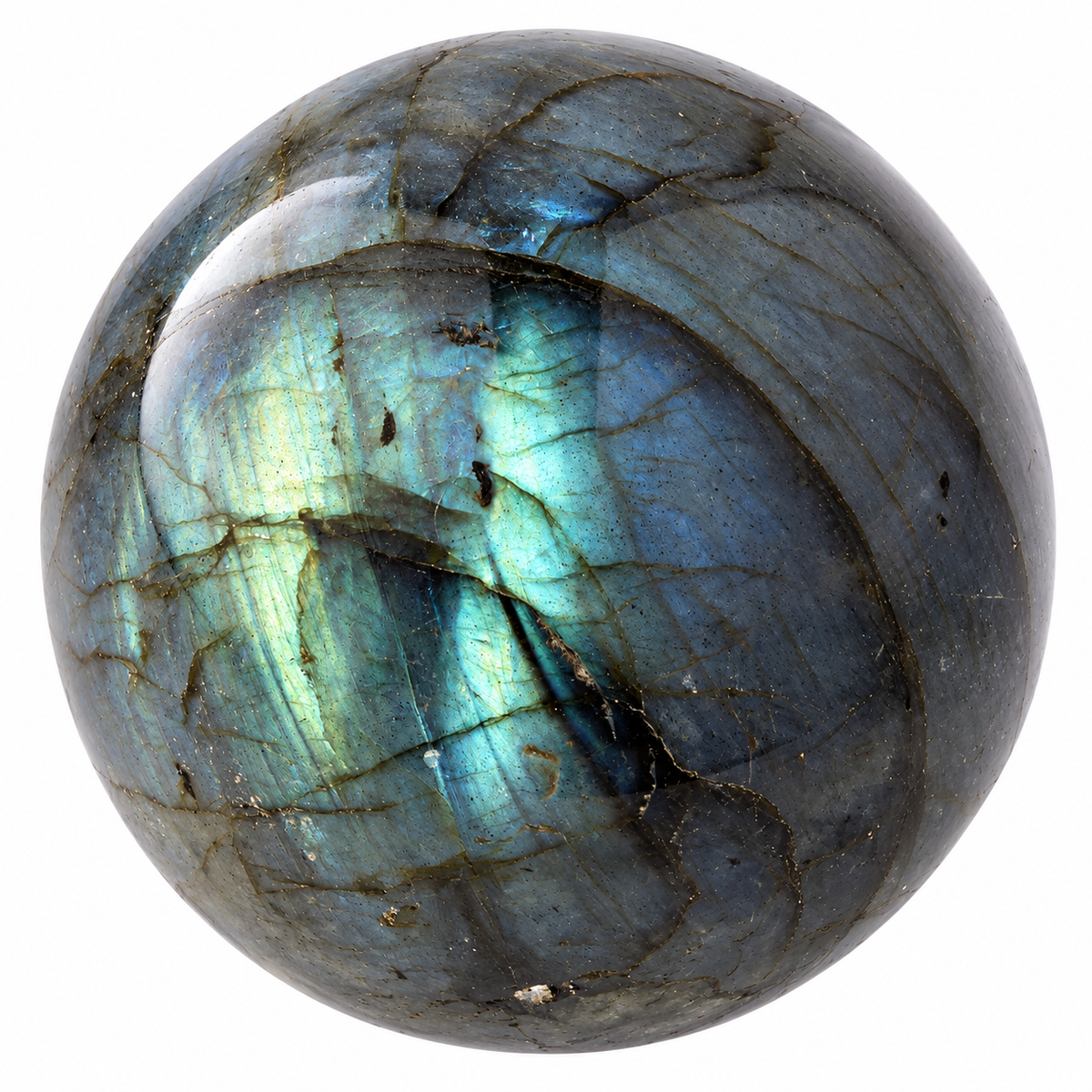 Labradorite Crystal Sphere
