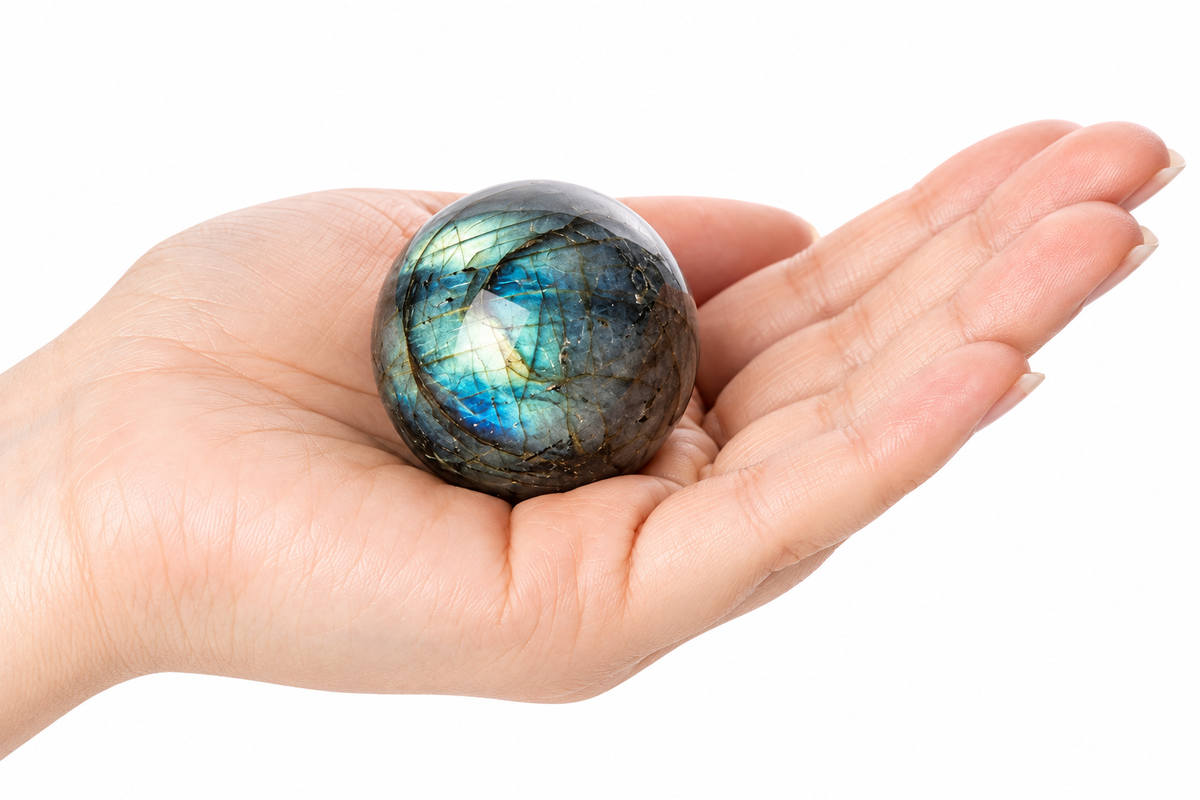 Labradorite Crystal Sphere