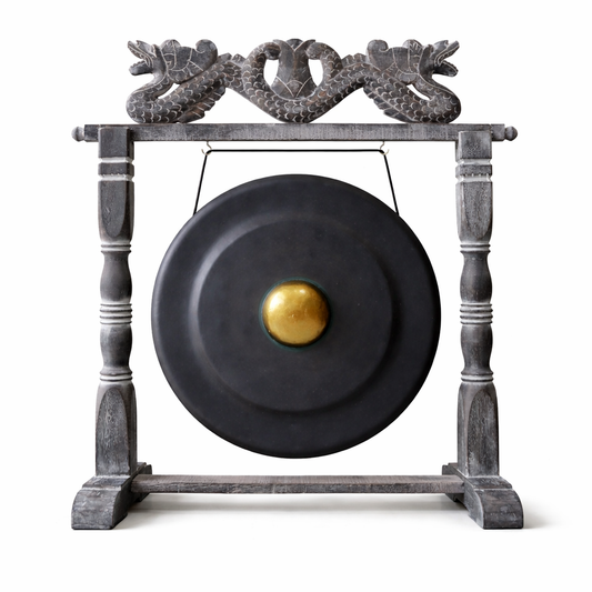Large Sound Healing Gong with Dragon Stand | 50cm - Crystal Nest
