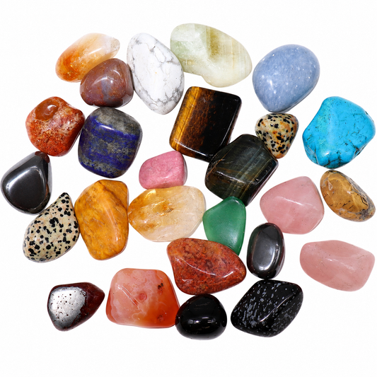Lucky Dip Mixed Crystal Tumblestones | 500g Bag