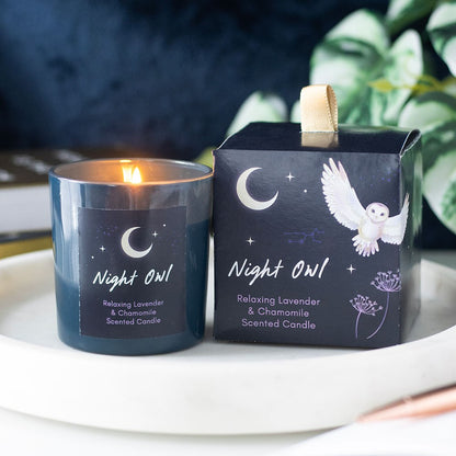 Sweet Dreams Night Owl Candle – Lavender & Chamomile