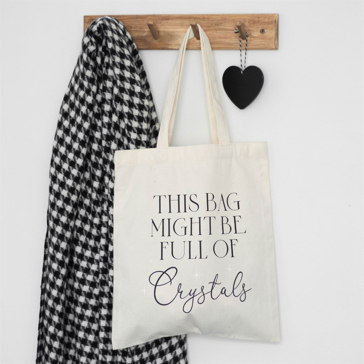 This Bag Might Be Full of Crystals Polycotton Tote Bag