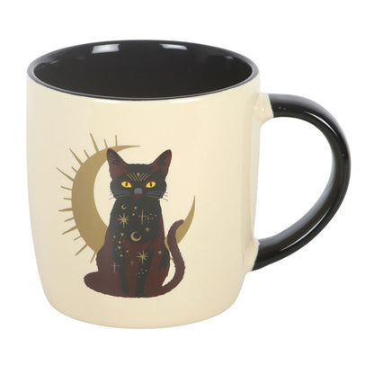 Sitting Magick Black Cat Mug