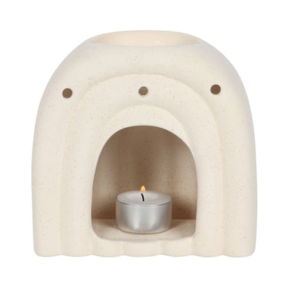 Cream Arch Oil and Wax Melt Burner