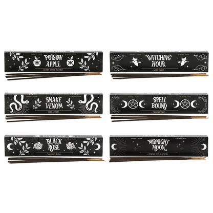 Midnight Ritual Incense Sticks | Set of 6 | Witchy Fragrance Gift Pack - Crystal Nest