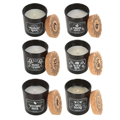 Midnight Ritual Candles | Set of 6 | Witchy Fragrance Gift Box - Crystal Nest