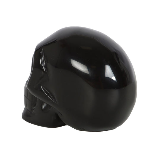 Black Obsidian Crystal Skull - Crystal Nest