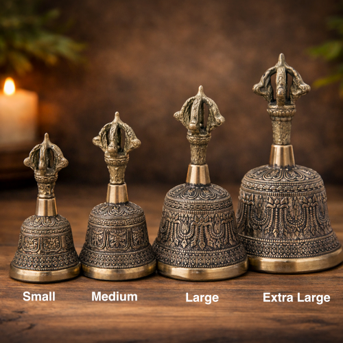 Small Tibetan Tingsha Bell | Meditation & Ritual Bell - Crystal Nest