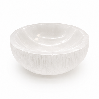 Medium Round Selenite Crystal Cleansing Bowl