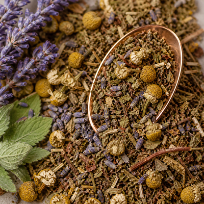 Mindfulness Meditation Herbal Tea | Chamomile & Lavender Blend (50g Tin)