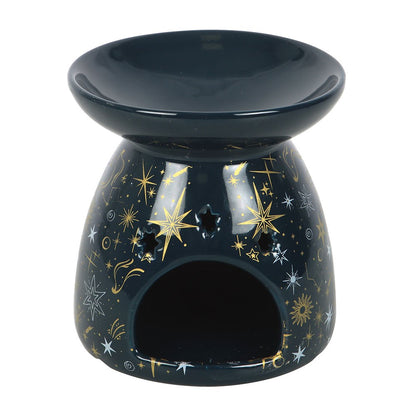 Blue Starry Night Oil Burner & Wax Warmer