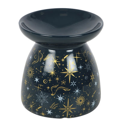 Blue Starry Night Oil Burner & Wax Warmer