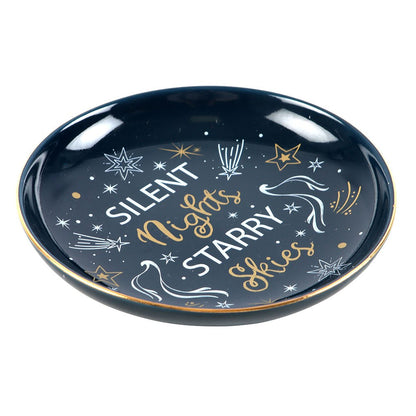 Silent Nights Starry Skies Trinket Dish | Blue Celestial Jewellery Holder