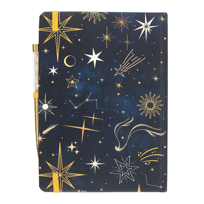 Leave a Little Sparkle A5 Notebook & Citrine Pen Set