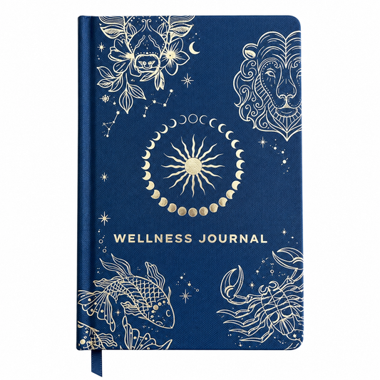 Guided Wellbeing Journal | Zodiac Signs Edition | Daily Self-Care & Holistic Habit Tracker