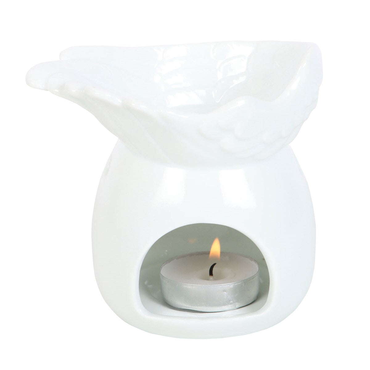 Angel Wing Dish Ceramic Oil Burner