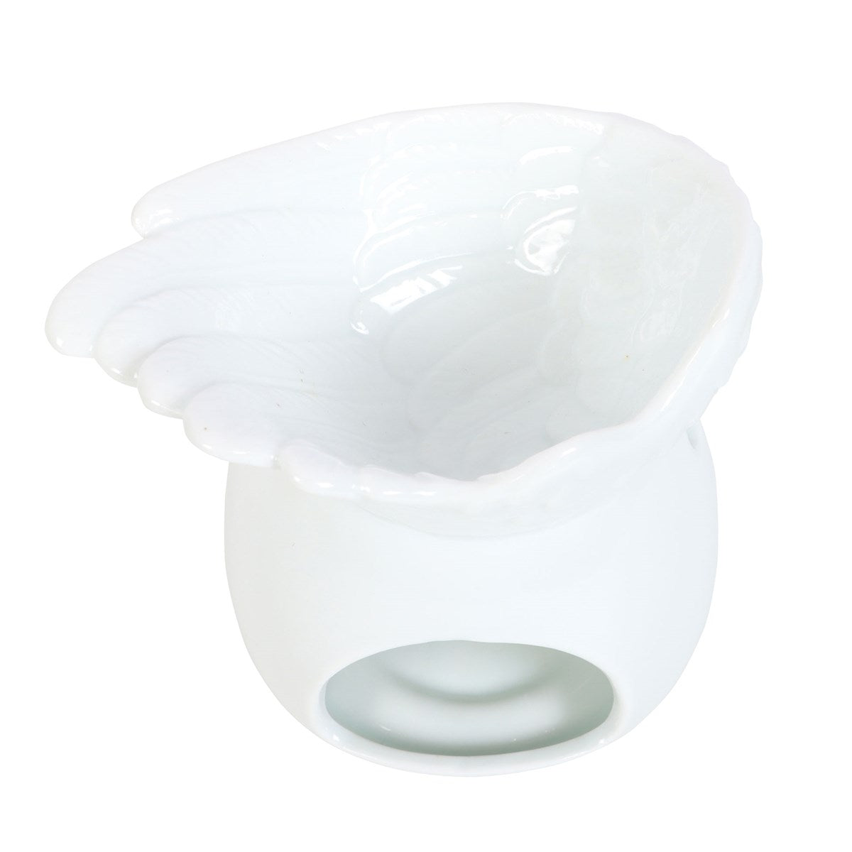 Angel Wing Dish Ceramic Oil Burner