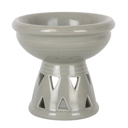 Grey Deep Bowl Ceramic Oil Burner