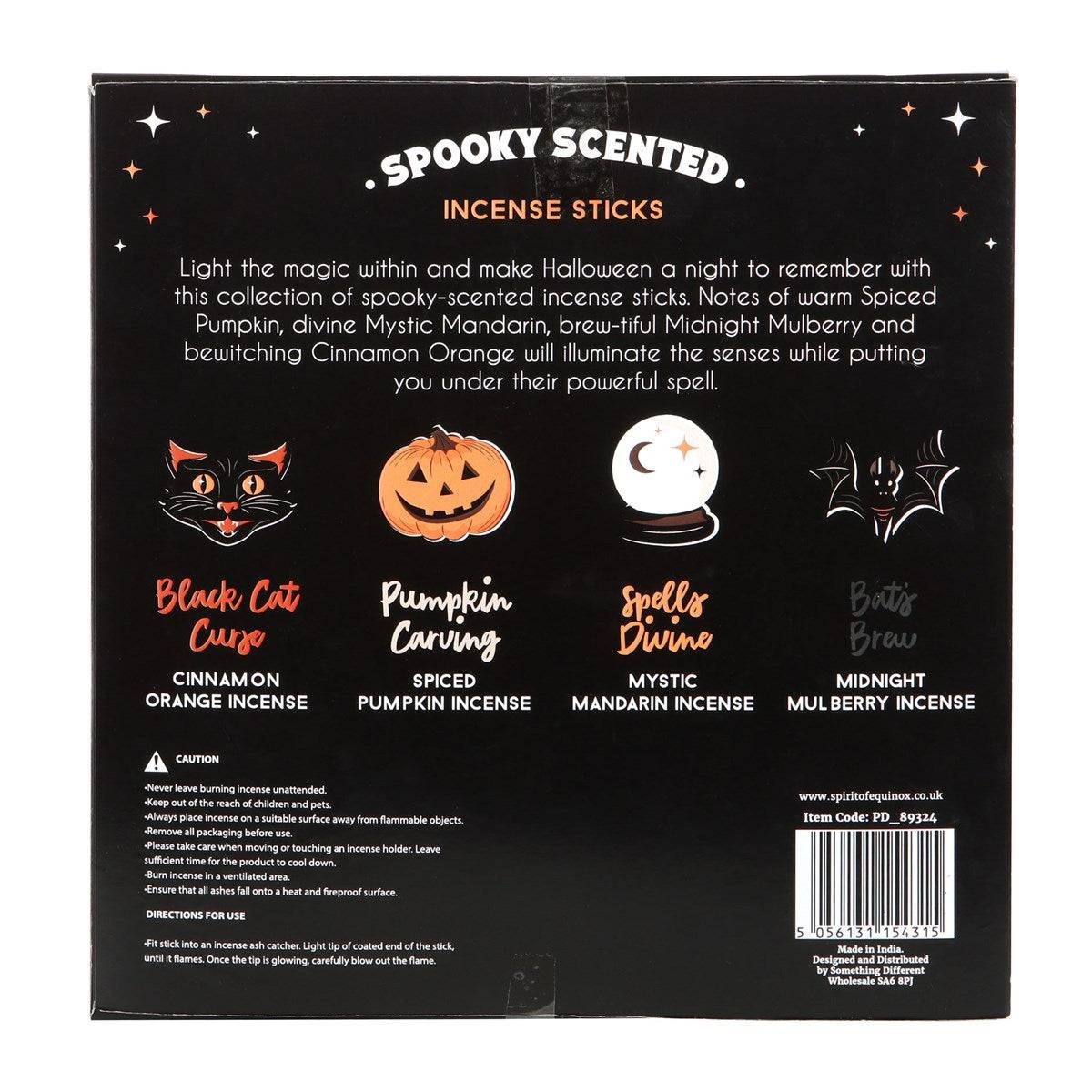 Spooky Scented Incense Stick Gift Set - Crystal Nest