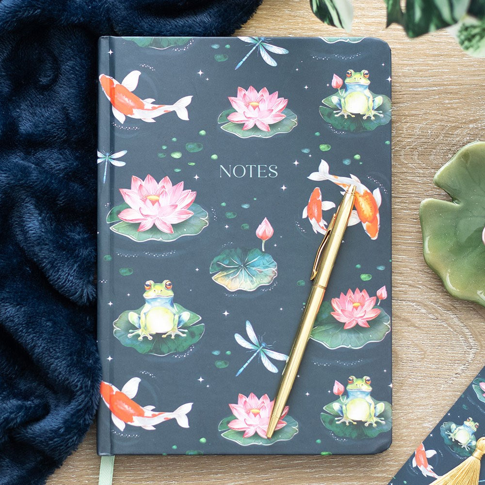 Tranquil Pond A5 Notebook - Crystal Nest