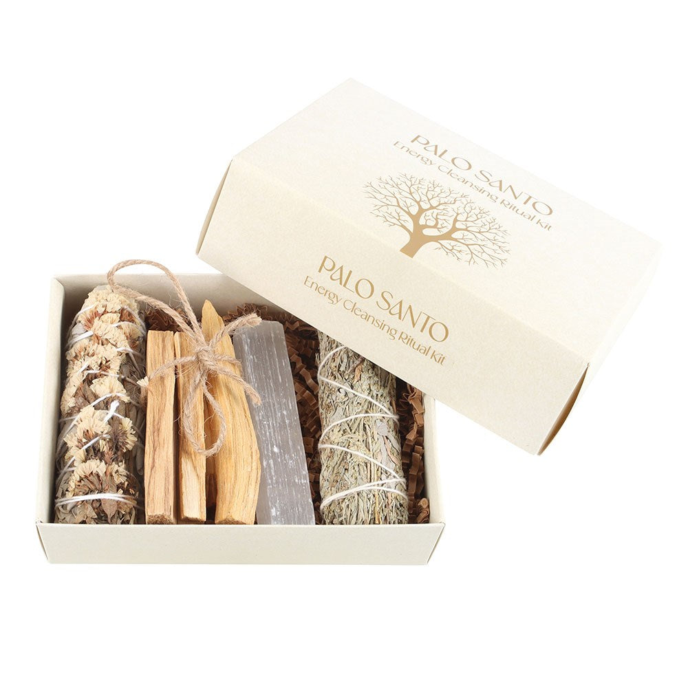 Palo Santo Energy Cleansing Ritual Kit | Purify, Recharge & Raise Your Vibration - Crystal Nest