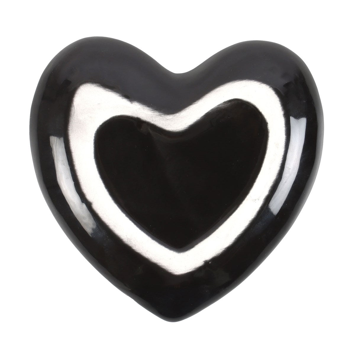 Eternal Love Skeleton Black Heart Trinket