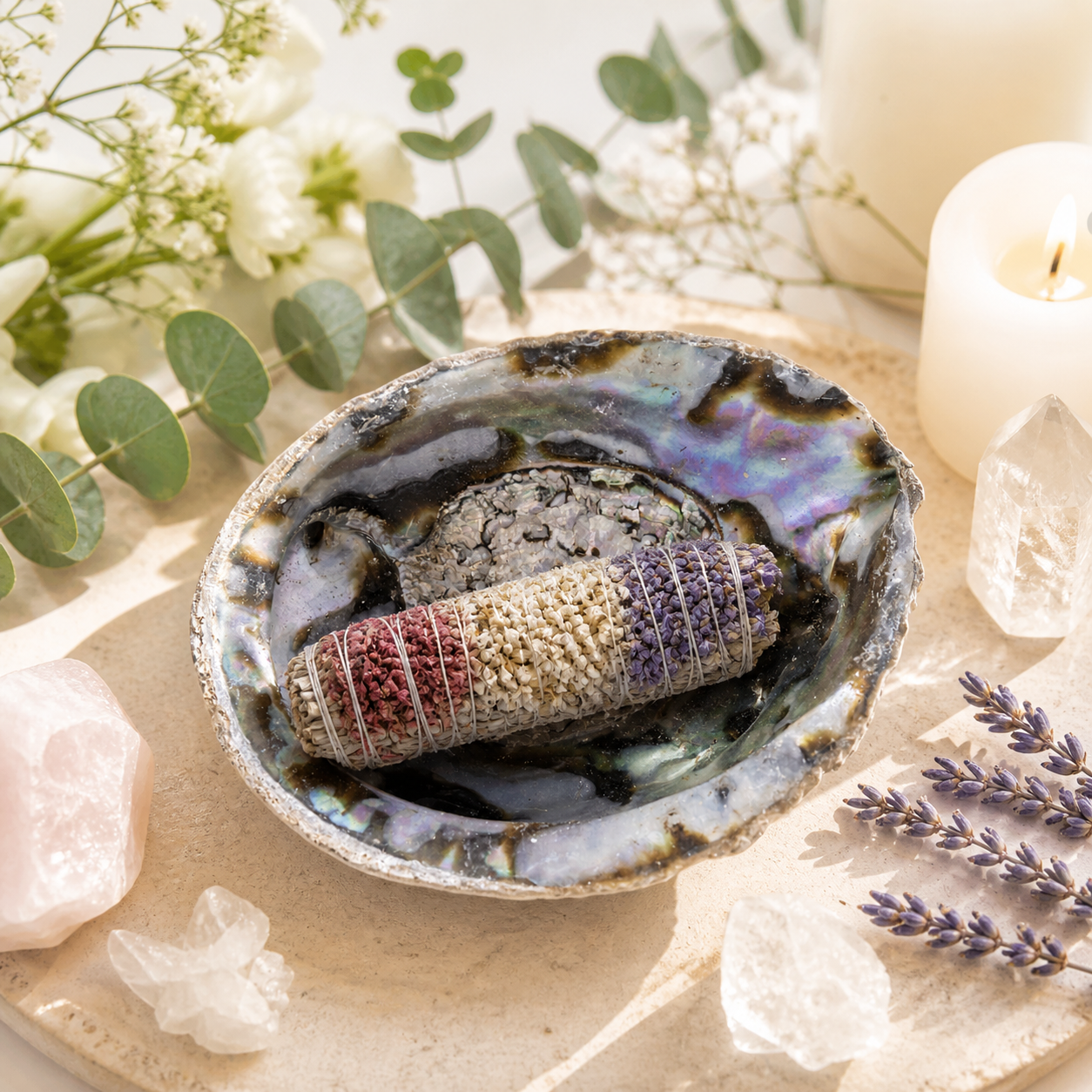 Paua Abalone Shell | Smudging Bowl for Sage & Cleansing