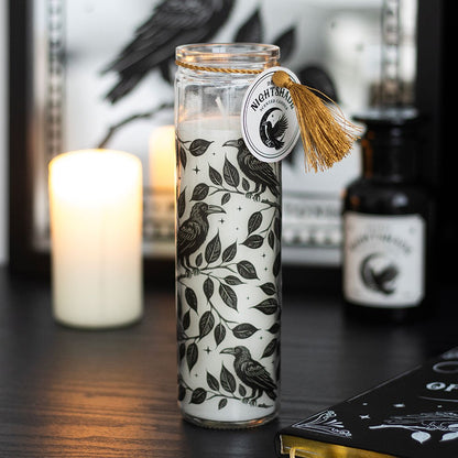 Mystic Raven Deadly Nightshade Tube Candle - Crystal Nest