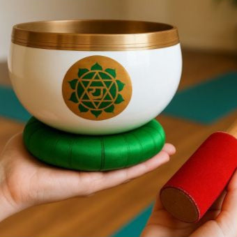 Chakra Singing Bowl Set | Heart - Crystal Nest
